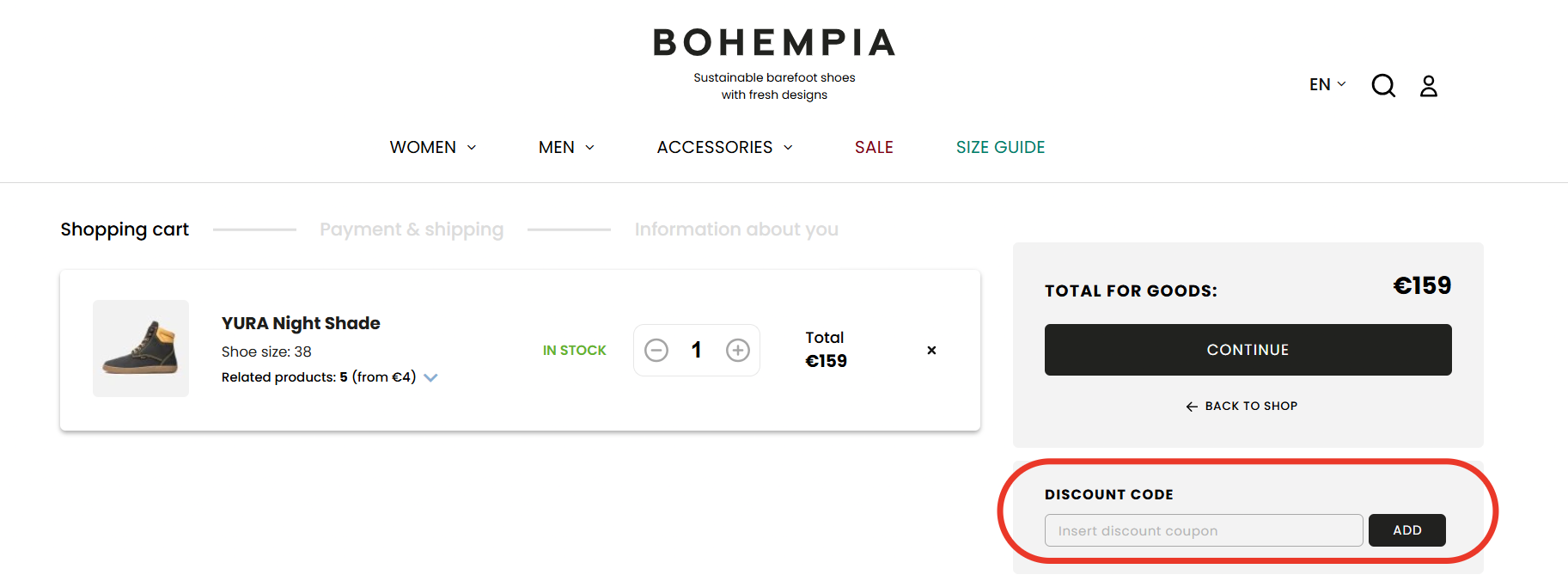 bohempia discount code