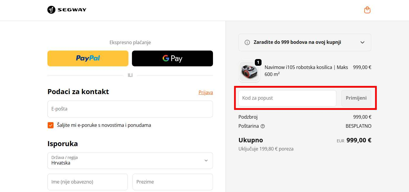 novimow kod za popust