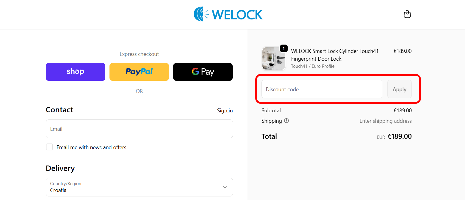 welock discount code