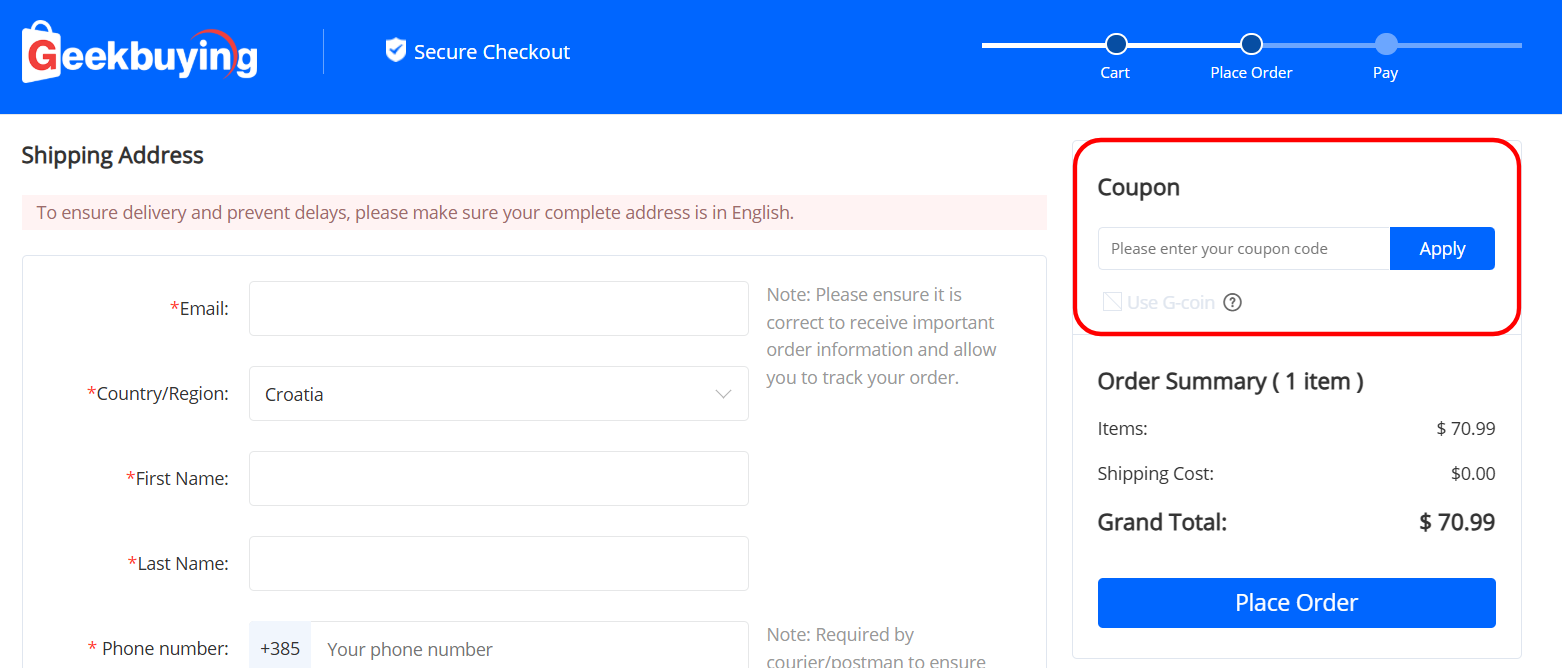geekbuying promo code