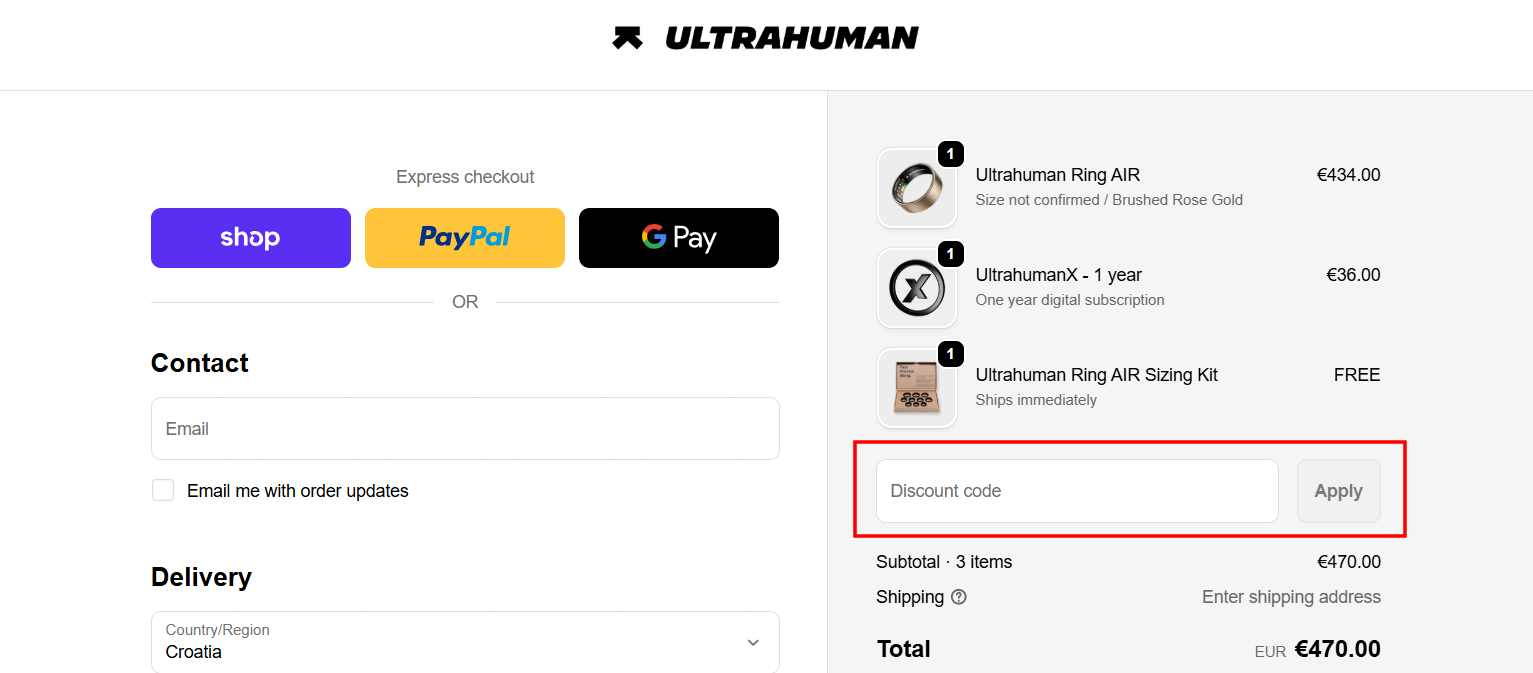 ultrahuman discount code