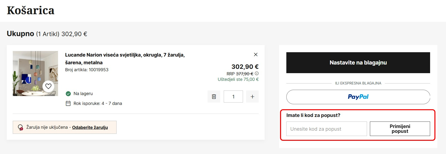 Lumories kod za popust